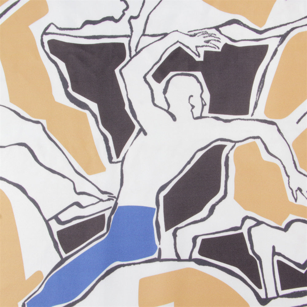 Horse Dancer Black Double Print Scarf / 90cm