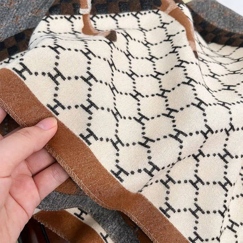 Cezanne Pashmina Scarf Brown