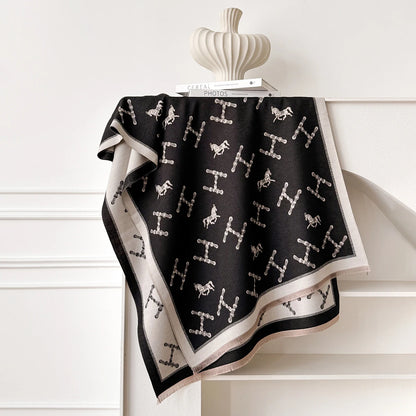 Vivienne Pashmina Scarf Black