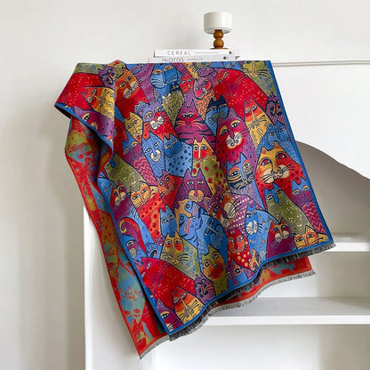 Pashmina Scarves / Cats Collection