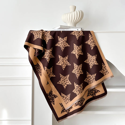 Stellia Pashmina Scarf Brown