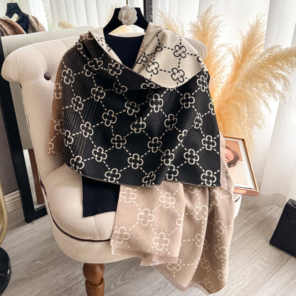 Arianna Pashmina Scarf Beige