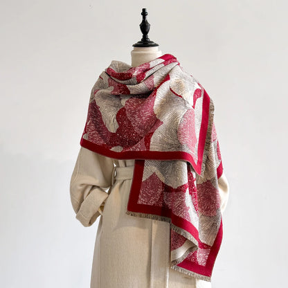 Mascia Pashmina Scarf Red