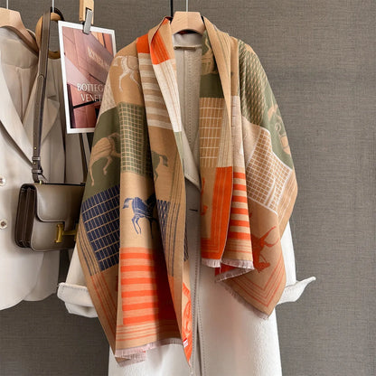 Ninon Pashmina Scarf Beige