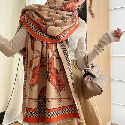 Marion Pashmina Scarf Orange