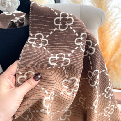 Arianna Pashmina Scarf Brown