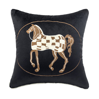 Rita Embroidered Velvet Pillow Covers