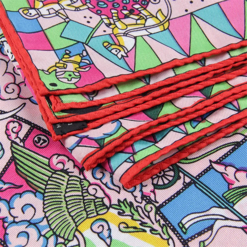 Hopi Rose Silk Scarf / 90cm