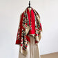 Florigia Pashmina Scarf Red