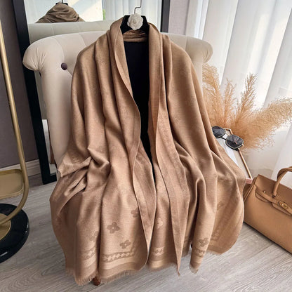 Gigia Pashmina Scarf Caramel