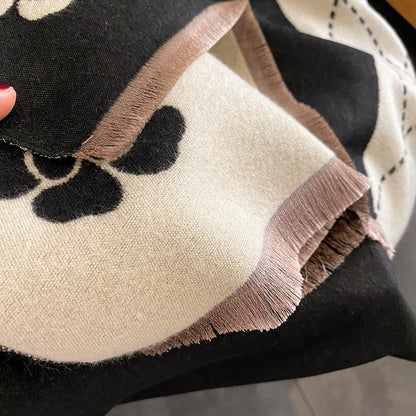 Pupa Pashmina Scarf Black
