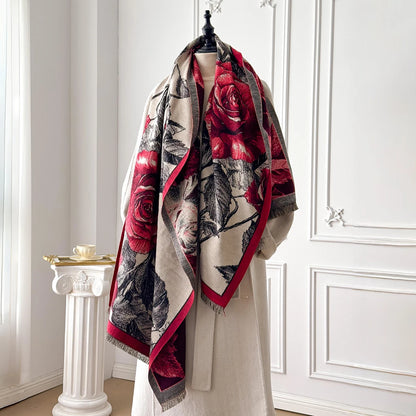 Rosella Pashmina Scarf Red