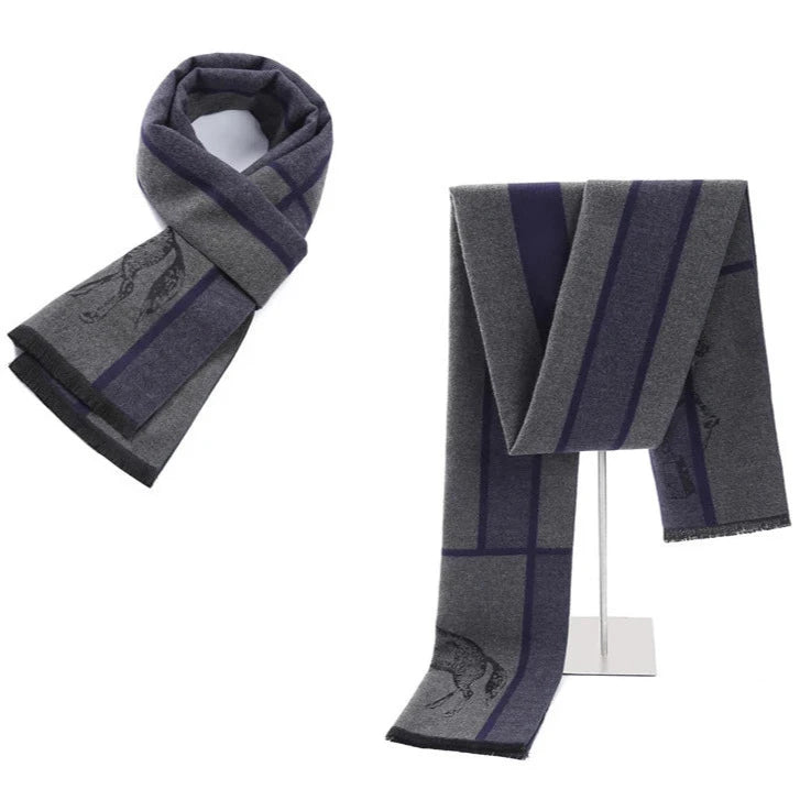 Bruno Navy Men's Scarf