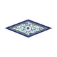 Tersa Blue Silk Diamond Scarf