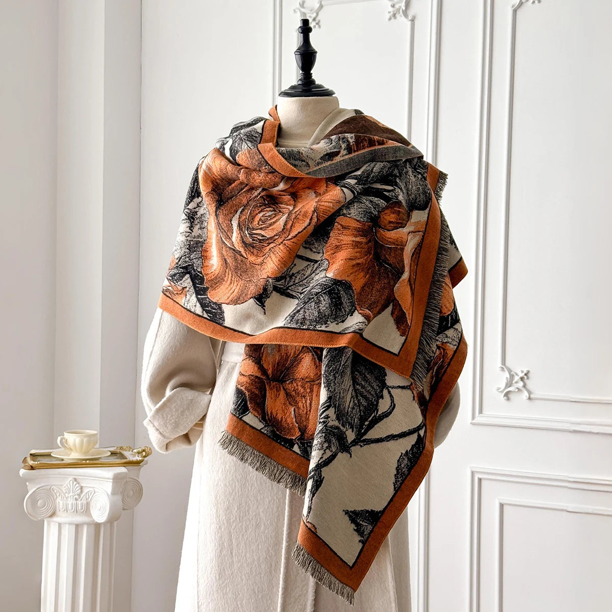 Rosella Pashmina Scarf Orange
