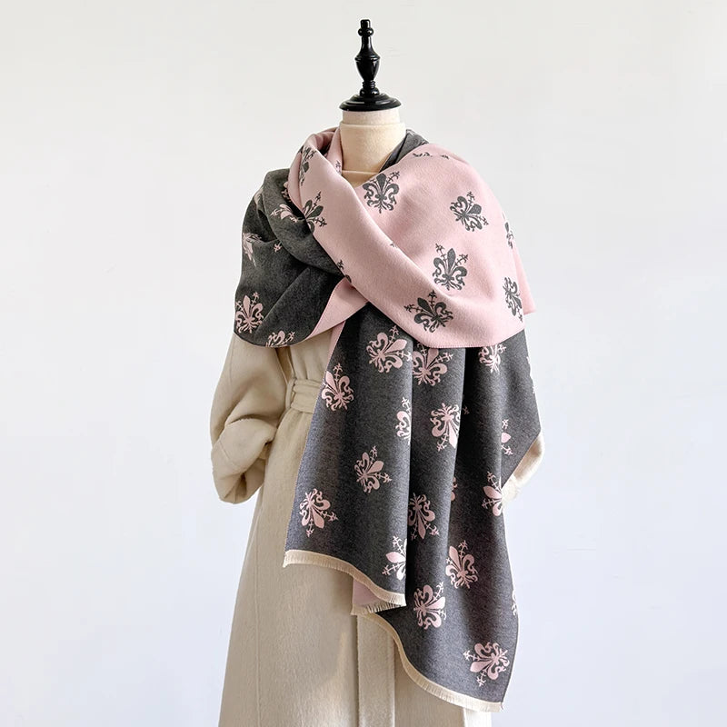 Isanna Pashmina Scarf Dark Gray