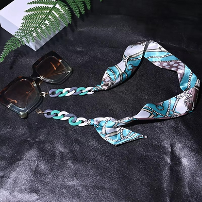 Silky Scarf Glasses Chain