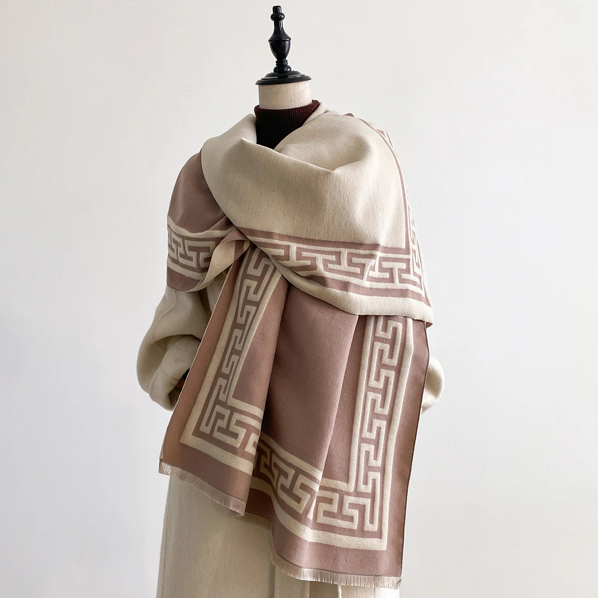 Linetta Pashmina Scarf Pink