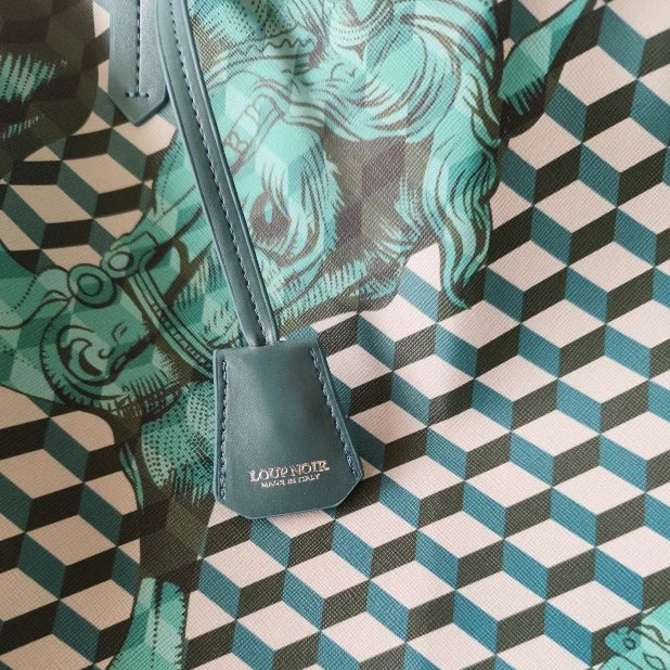 Lono Large Tote Bag with Horse Motif