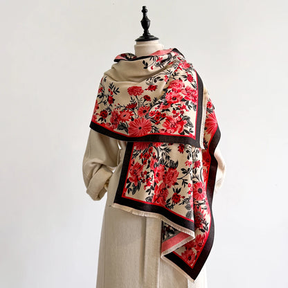 Florica Pashmina Scarf Red