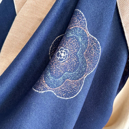 Lorella Pashmina Scarf Blue