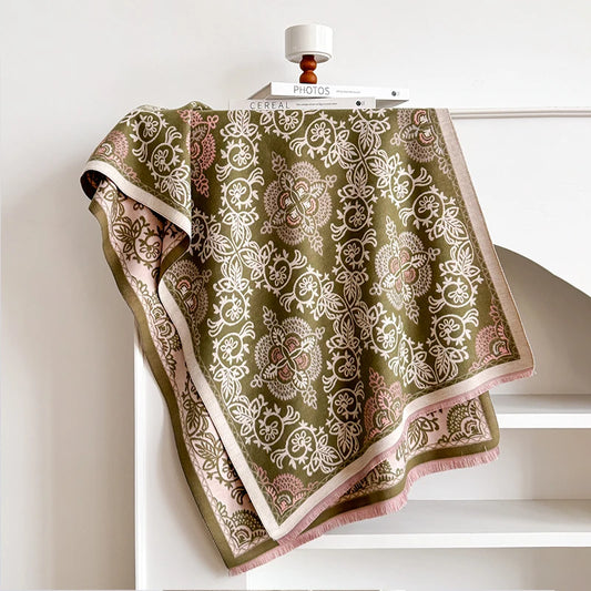 Floria Pashmina Scarf Green