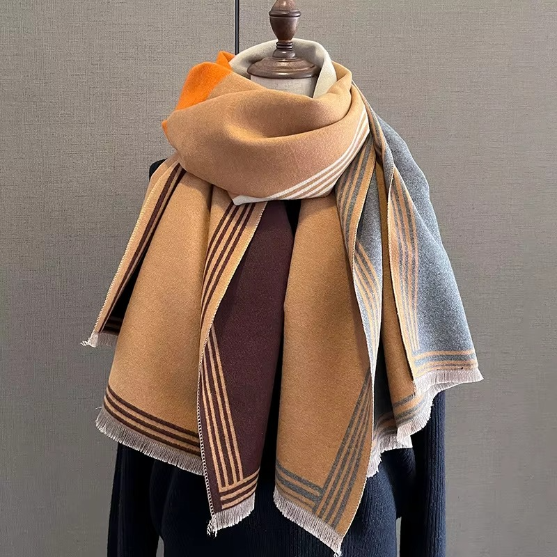 Gerbina Pashmina Scarf Khaki