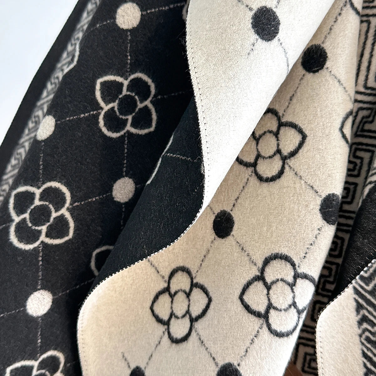 Malina Pashmina Scarf Black