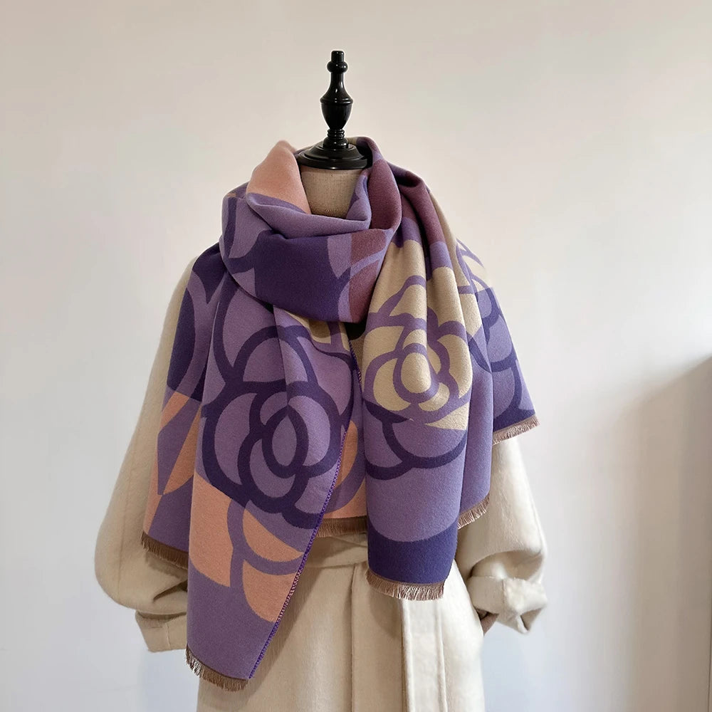 Rosinella Pashmina Scarf Purple