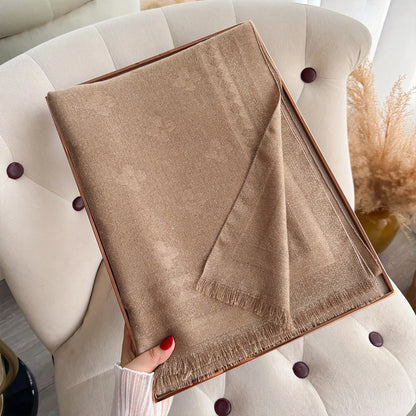 Gigia Pashmina Scarf Caramel
