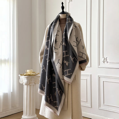 Vivienne Pashmina Scarf Gray