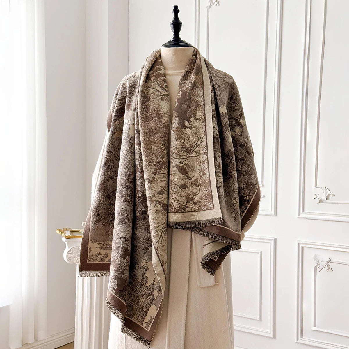 Foresta Pashmina Scarf Khaki