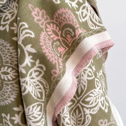 Floria Pashmina Scarf Green