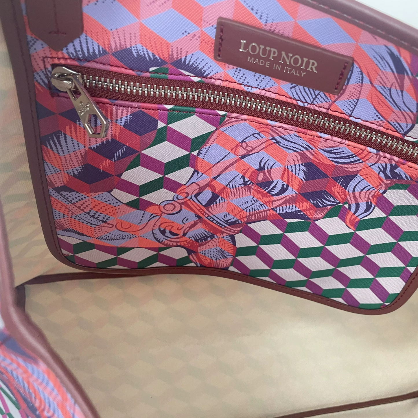 Lono Large Tote Bag with Horse Motif