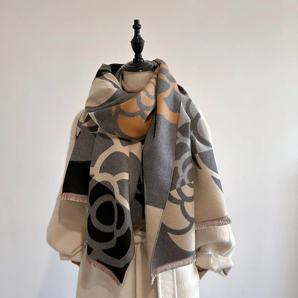 Rosinella Pashmina Scarf Gray