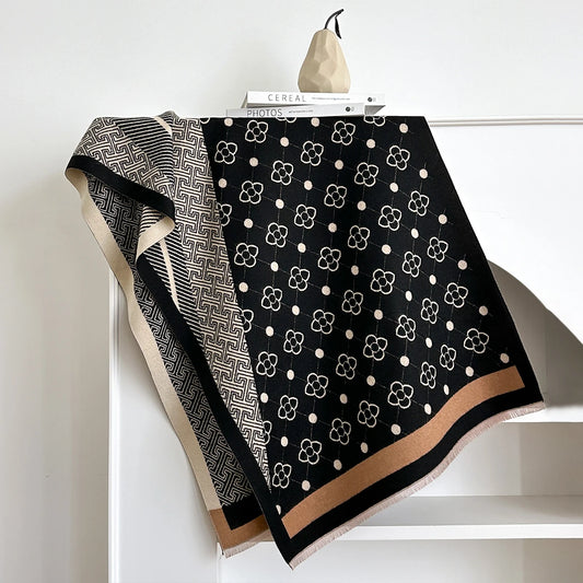 Malina Pashmina Scarf Black