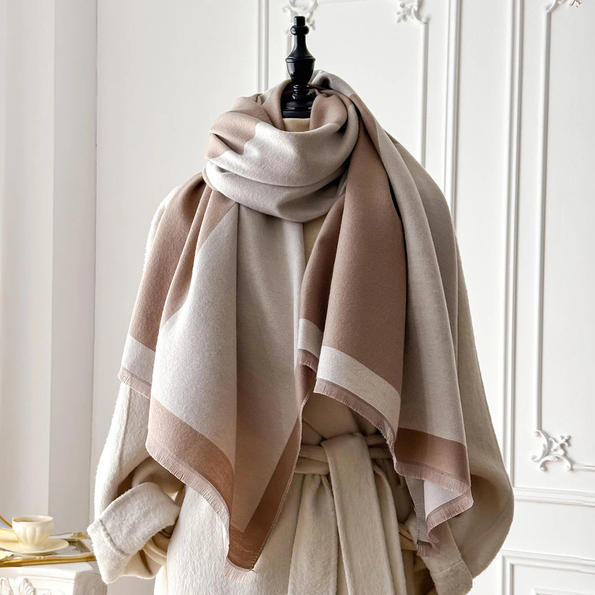 Superia Pashmina Scarf Khaki