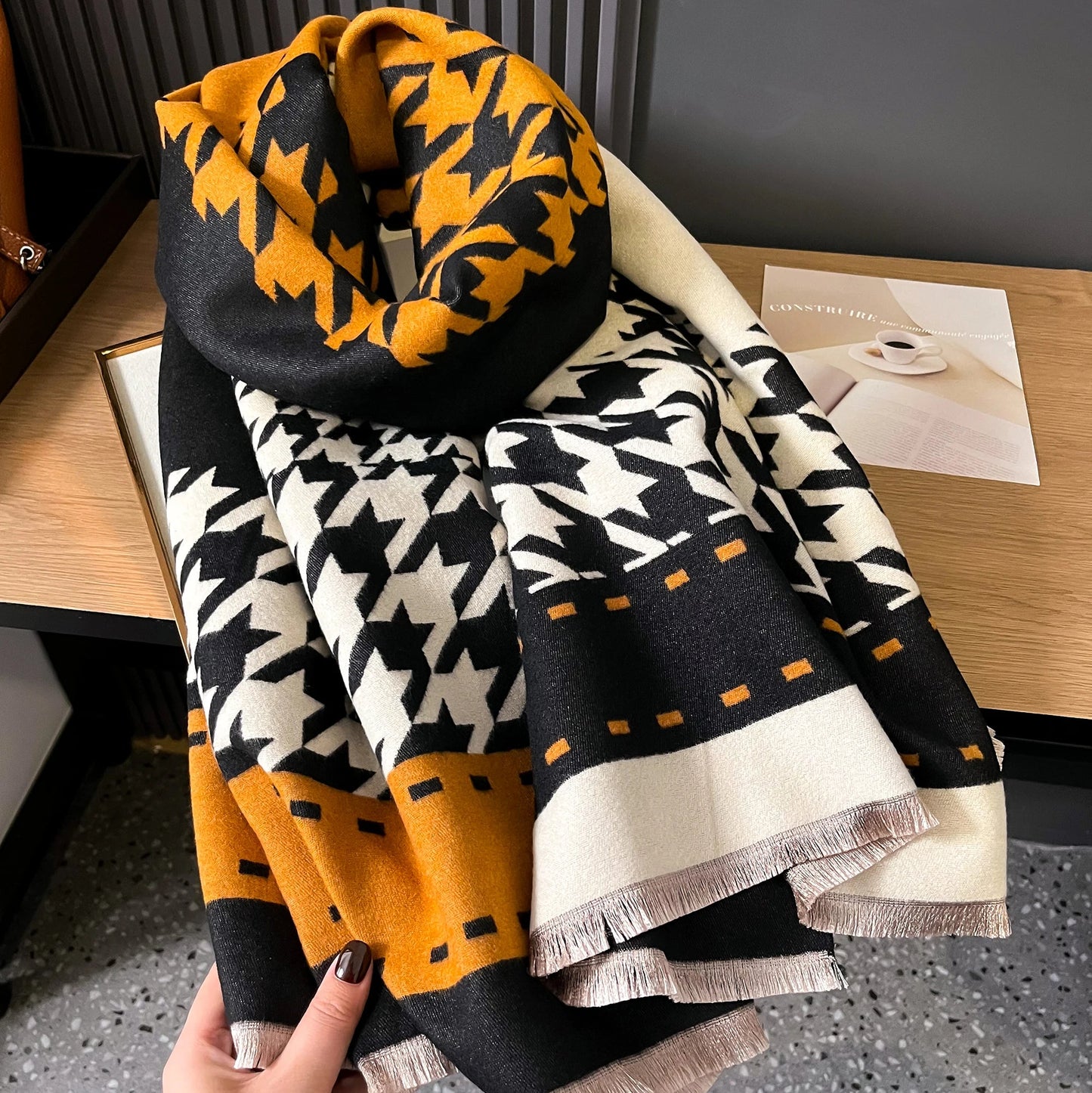 Cita Pashmina Scarf Orange