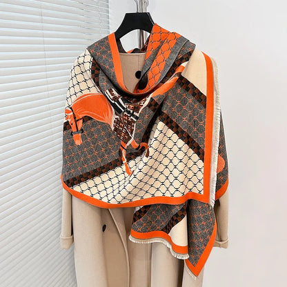 Cezanne Pashmina Scarf Orange