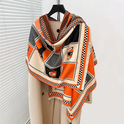 Lilou Pashmina Scarf Orange