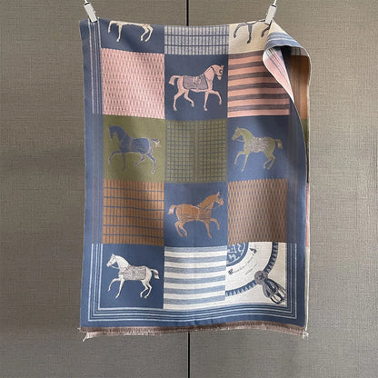 Ninon Pashmina Scarf Blue