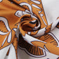 Animals Coffee Double Print Scarf / 90cm