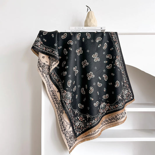 Susetta Pashmina Scarf Black