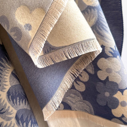 Bortola Pashmina Scarf Blue