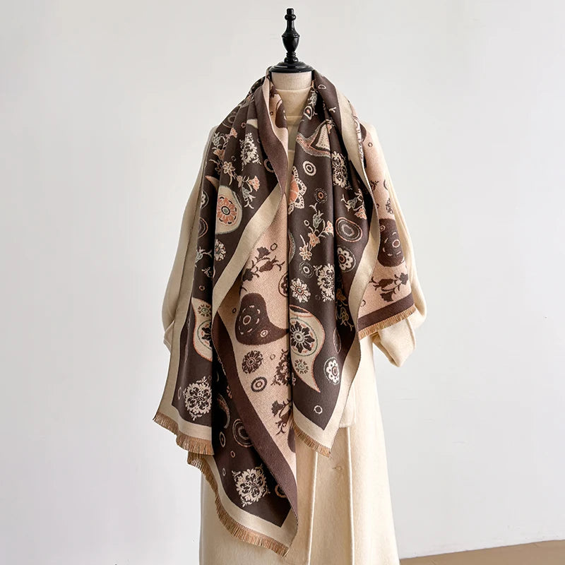 Sisinia Pashmina Scarf Brown