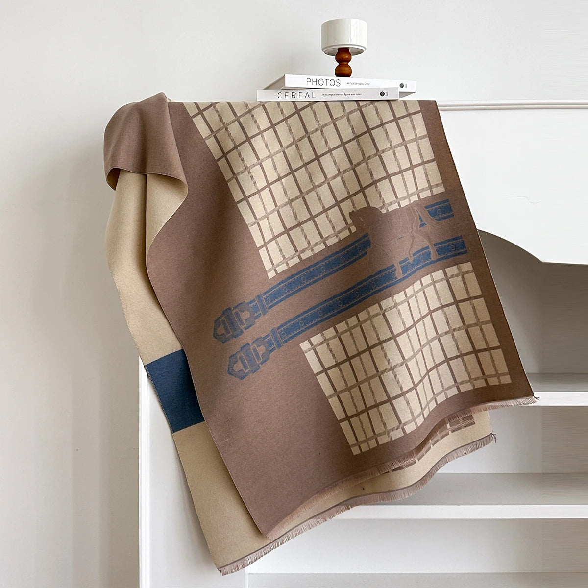 Ninette Pashmina Scarf Blue