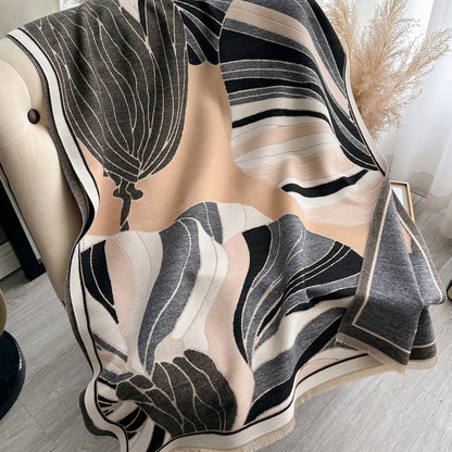 Lieta Pashmina Scarf Black