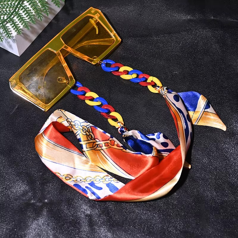 Silky Scarf Glasses Chain