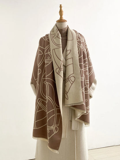 Sydney Pashmina Scarf Khaki