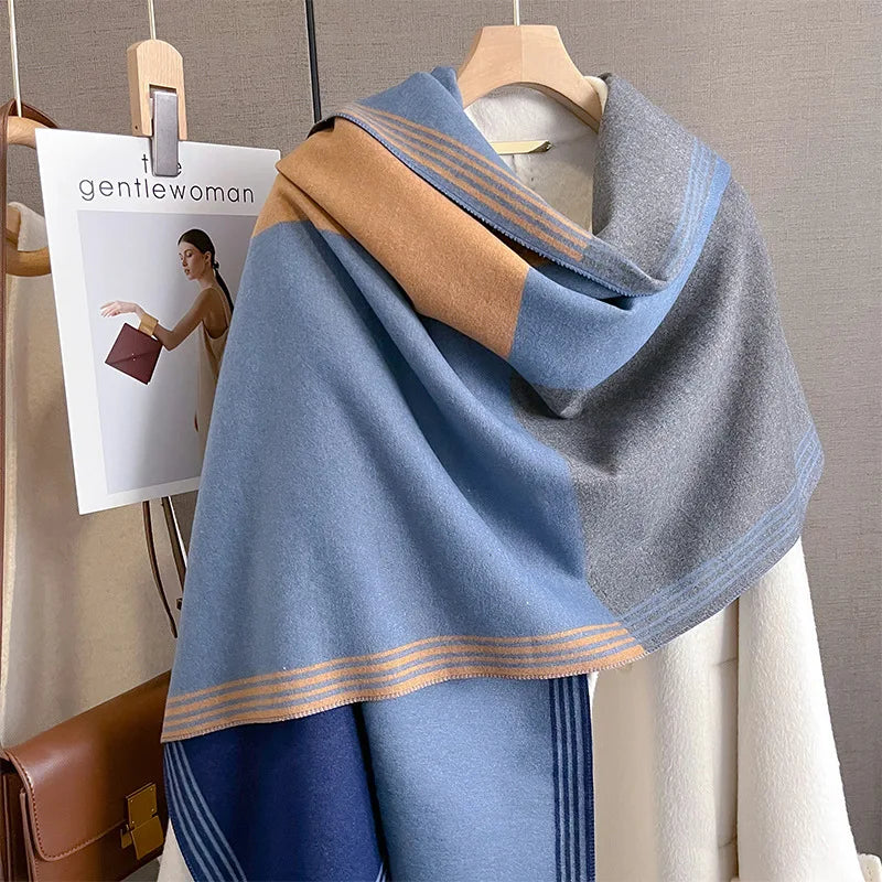 Gerbina Pashmina Scarf Blue